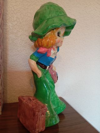 Hucha Muñeca Viajera Años 70