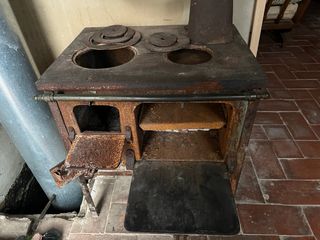 Cocina antigua de leña