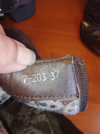 Primavera talla 37 Botines antelina