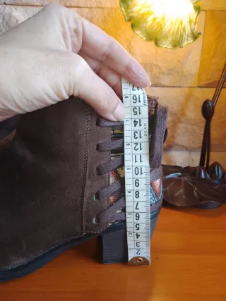 Primavera talla 37 Botines antelina