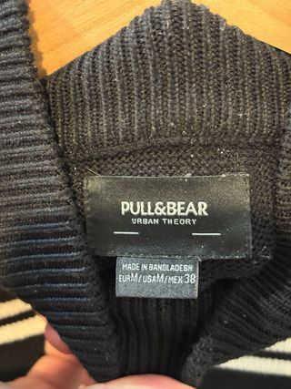 Jersey Pull&Bear rayas blanco y negro