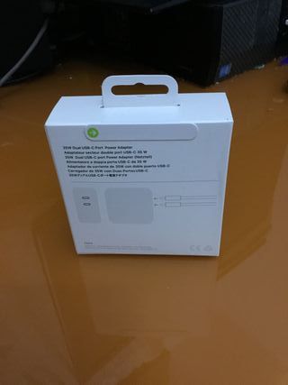 Cargador Apple Dual USB-C 35W + cargador MagSafe