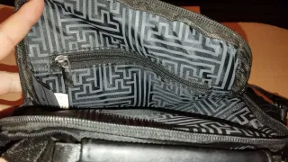 Bolso bandolera Polo Club negro