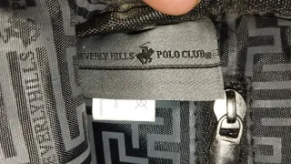 Bolso bandolera Polo Club negro