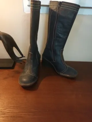 Botas Fly London Piel Negras/Marrones