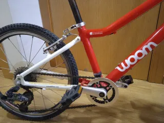 Bici infantil Woom 4 20 ultraligera