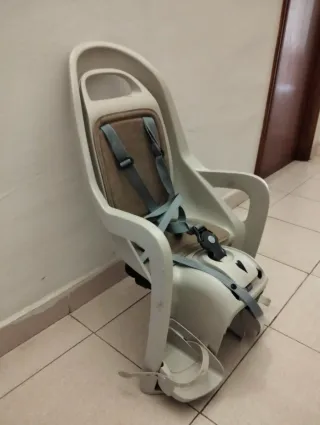 Silla porta niños bicicleta + soporte