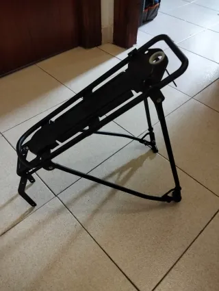 Silla porta niños bicicleta + soporte