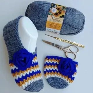 Zapatillas de ganchillo para bebé