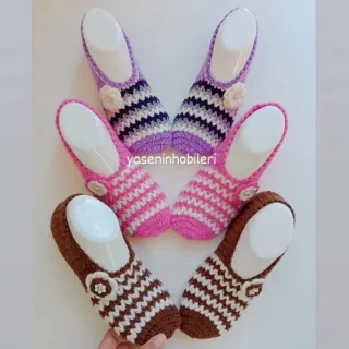 Zapatillas de ganchillo para bebé