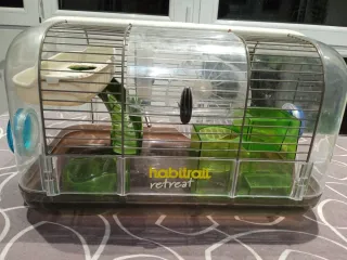 Jaula Hamster con Tubos y Accesorios