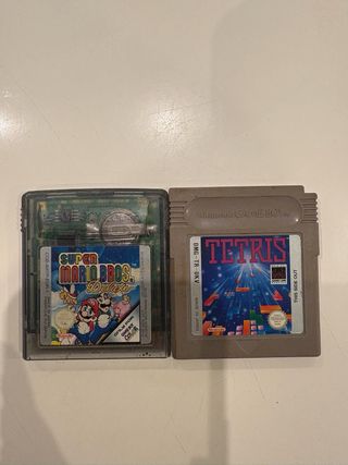 Super Mario Bros y Tetris Game Boy Color