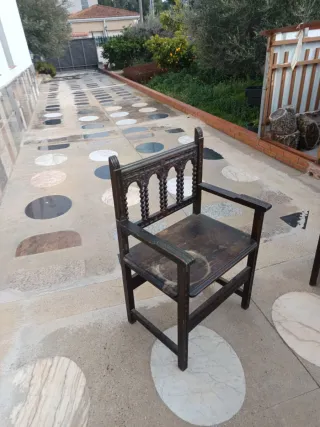 Mesa despacho y Sillas Barrocas Siglo XVIII