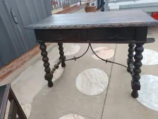 Mesa despacho y Sillas Barrocas Siglo XVIII