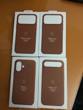 Fundas iPhone 17/16/Pro Max/Pro/Plus/Air Piel