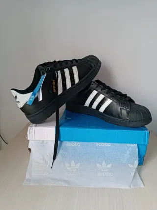 Zapatillas Adidas Superstar Negras