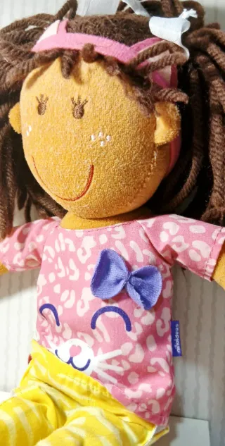 Muñeca de trapo latina o afticana