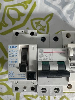 Simon C25 y C20 Magnetotérmico Diferencial