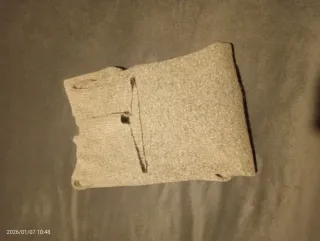 Vestido H&M gris cuello alto talla M