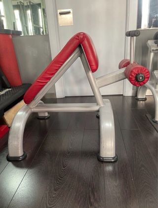 Banco Abdominales Profesional Rojo