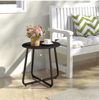 Tavolo da esterno e interno in metallo, vari colori