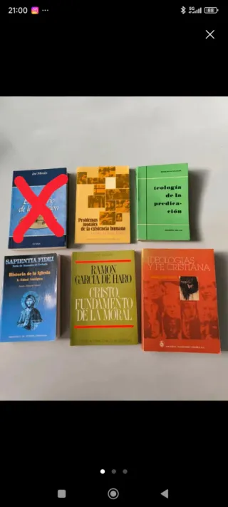 LIBROS RELIGIOSOS VARIADOS DE SALDO.