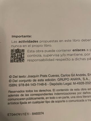 Historia del Mundo Contemporáneo 1 Anaya