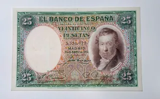 25 Pesetas 1931 Sin serie 3356
