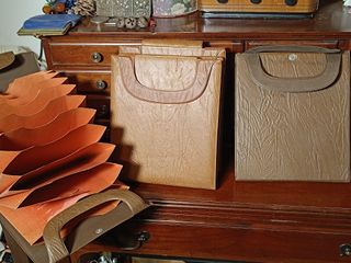 Valigetta Porta Vinili Marrone