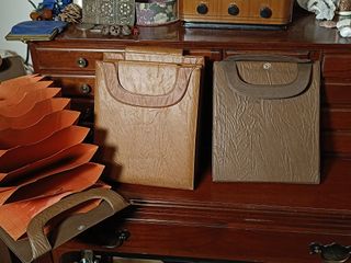 Valigetta Porta Vinili Marrone