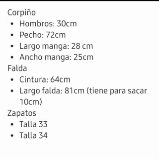 Traje Fallera Niña 7-8 Años