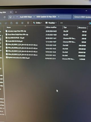 Aggiornamento Navigatore Mappe Audi