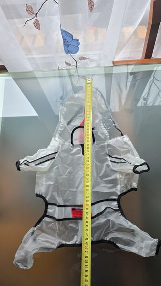Chubasquero Perro Talla M Transparente