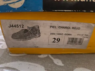 Sandalias rojas charol Andanines