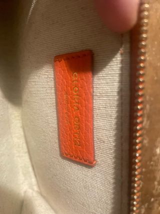 Billetero Gloria Ortiz Piel Naranja