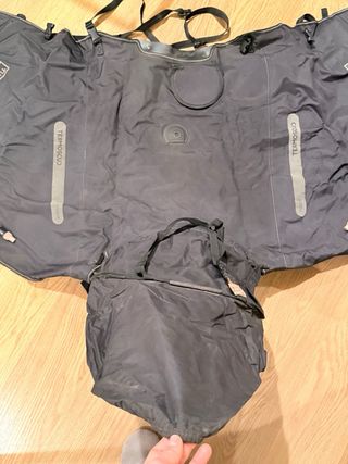 Manta moto Tucano Urbano Negra R167X