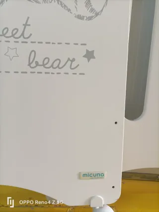 Cuna de bebé con ositos