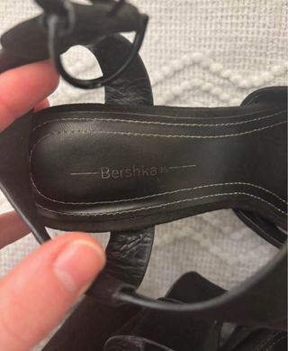 Tacones de plataforma negros