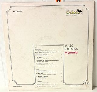 Julio Iglesias Manuela LP Vinile 33 Giri