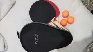Set de Ping Pong con Funda y Pelotas