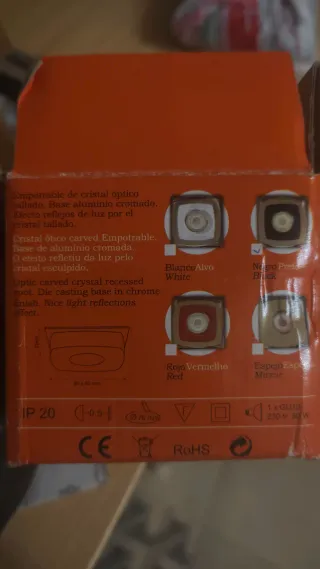 2 Lámparas empotrables LED