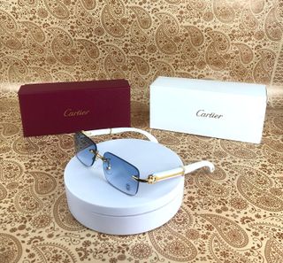 Gafas Cartier Azules y blancas