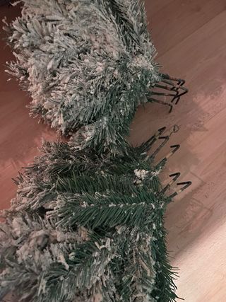 Árbol de Navidad 150cm con efecto nieve