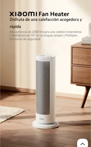 Calefactor Xiaomi Fan Heater Blanco