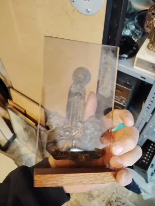 Placa Virgen de Fátima Em Fátima Rezei