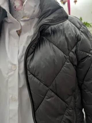 Anorak gris metalizado