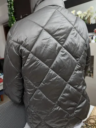 Anorak gris metalizado