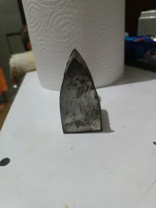 Plancha antigua de carbón vintage