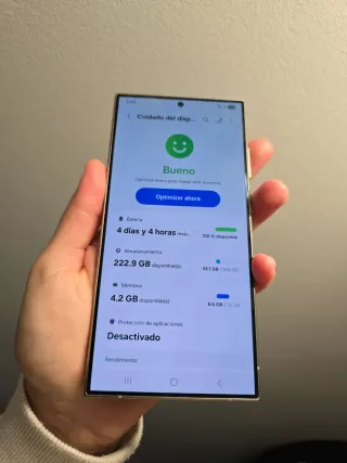 Samsung Galaxy S24 Ultra dorado/morado