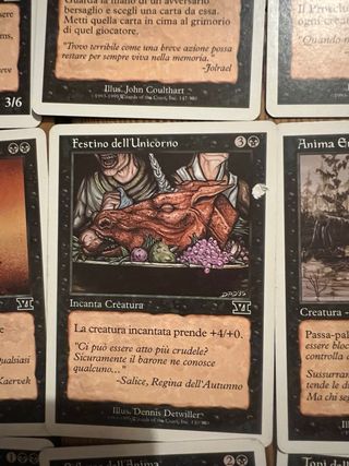 164 carte Magic vintage Sesta Edizione VI